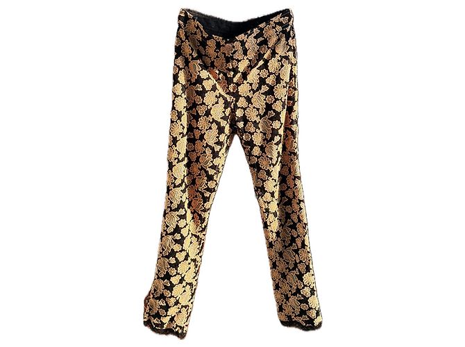 Chanel Bestickte Hose 36 FR 7K$ Paris / Rom Schwarz