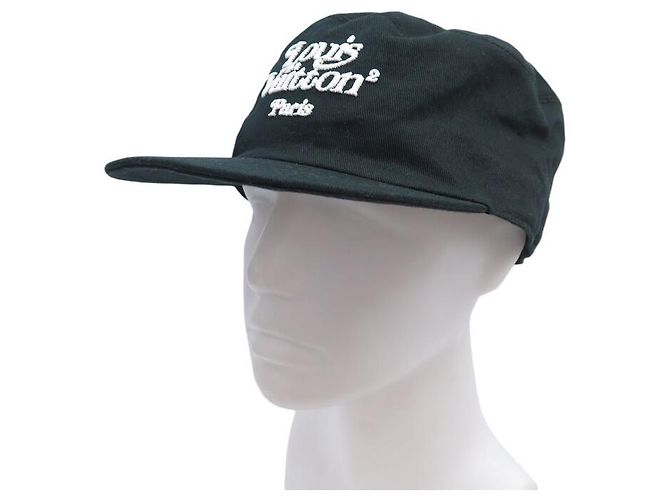 NEW LOUIS VUITTON X NIGO CAP MP2732 SQUARED L 60 VIRGIL ABLOH Black