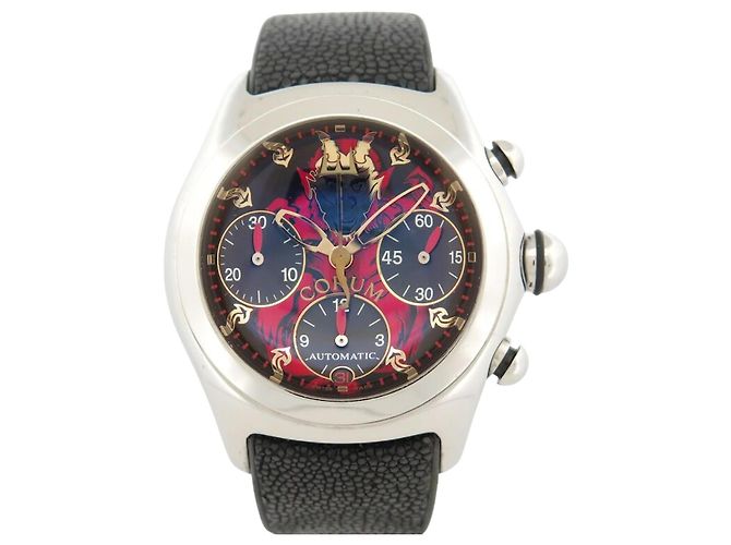 CORUM BUBBLE LUCIFER 28534020 AUTOMÁTICO 45 MM CRONÓGRAFO EDIÇÃO LIMITADA Prata