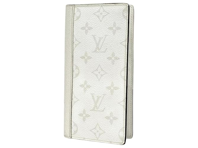 Louis Vuitton Long Wallet Portefeuille Brazza M30298 Antarctica Men's  ref.2236464