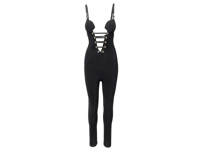 Atelier Versace Bustier Jumpsuit Black