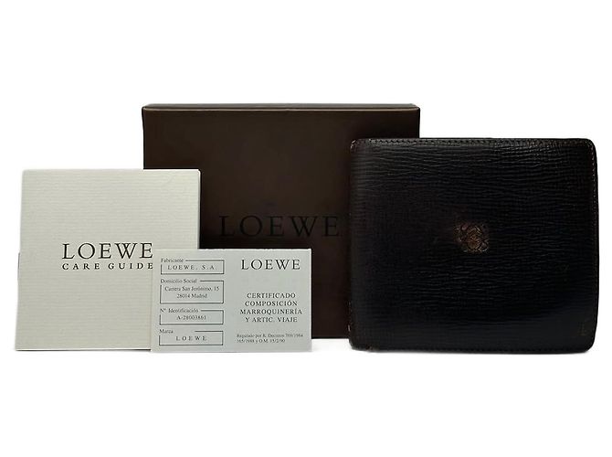Vintage Loewe Madrid Leather Wallet Brown