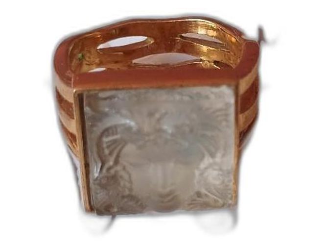 Lalique Arethuse Ring vergoldet weiß