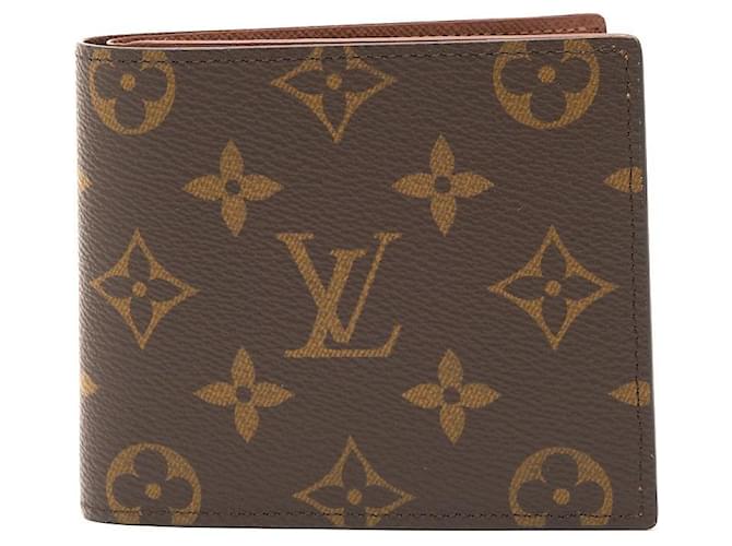 Louis Vuitton Monogram Leather Wallet Brown Cloth  ref.2237575