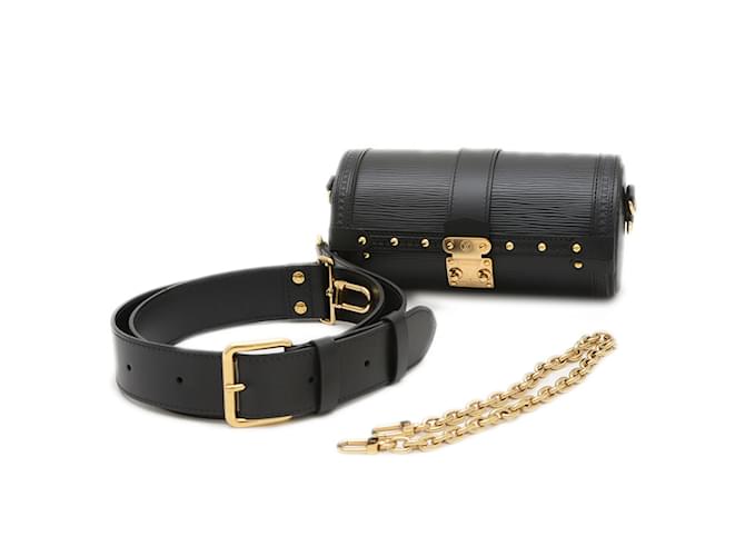 Louis Vuitton Epi Papillon Trunk 2WAY Bag Black Leather  ref.2238399