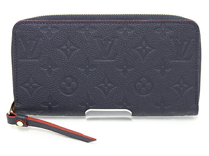 Louis Vuitton Zippy Wallet in Marine Rouge Red