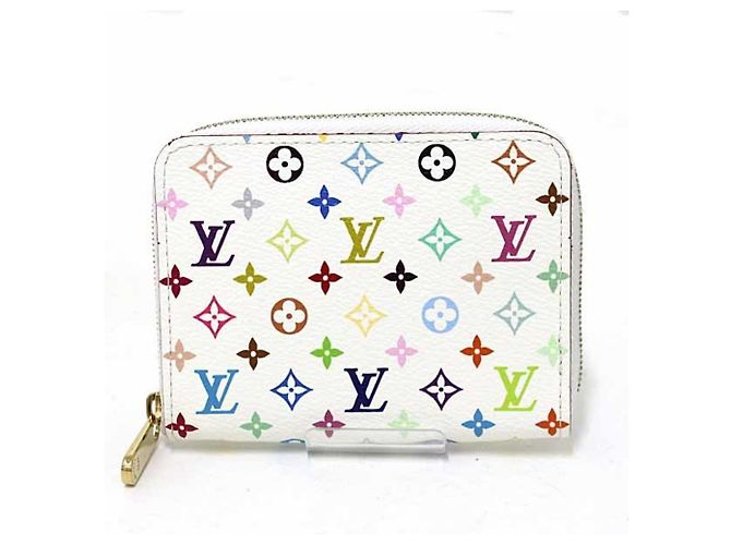 Monedero Zippy de Louis Vuitton Blanco Multicolor