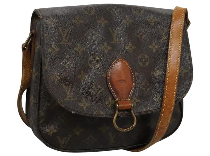 LOUIS VUITTON Monogram Saint Cloud GM Bolsa de Ombro M51242 LV Auth 122795 Monograma