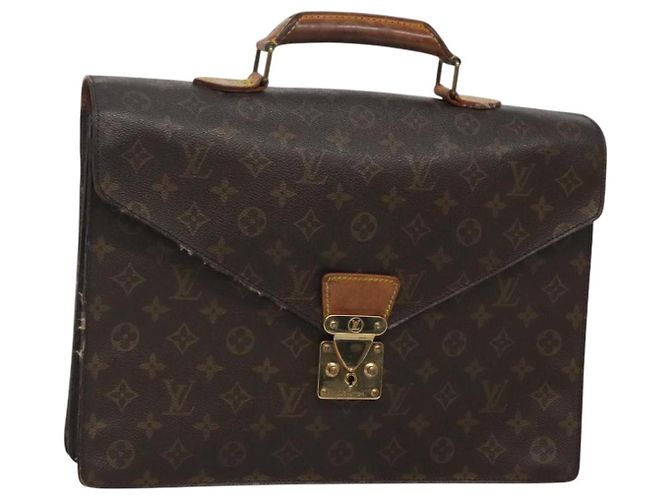 LOUIS VUITTON Monogram Serviette Conseiller Valigetta M53331 LV Auth ti3058 Monogramma