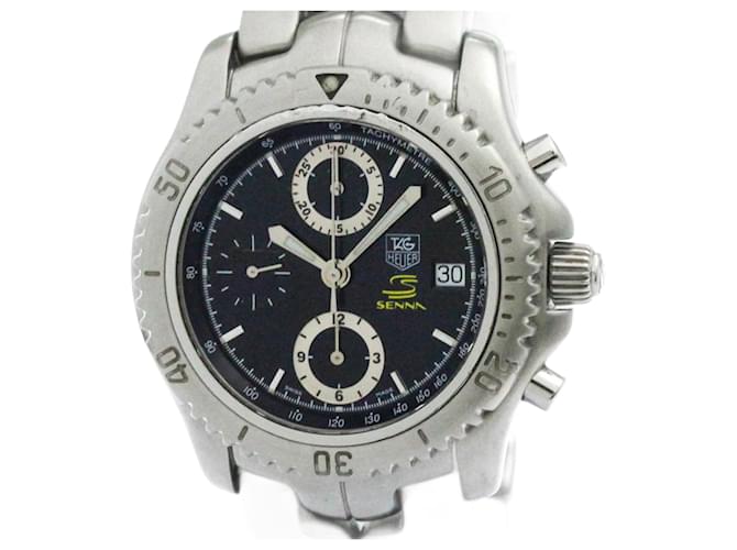 TAG HEUER LINK Chronograph Ayrton Senna Limited Watch CT5114  ref.2239061