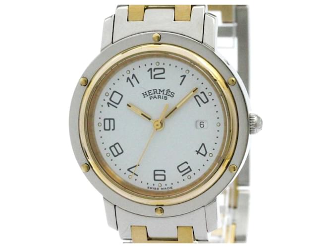 Hermès Hermes Clipper Gold Plated Steel Quartz Men's Watch  ref.2239065