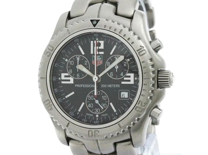 TAG HEUER Link Chronograph Jason Bourne Steel Watch CT1111  ref.2239090