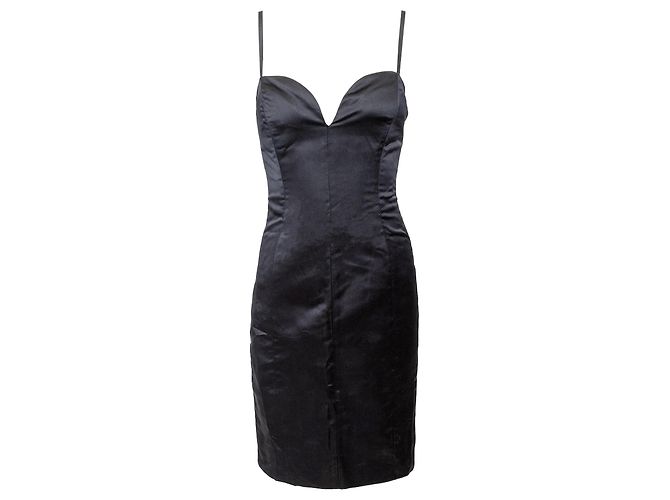 Yves Saint Laurent Mini Kleid Schwarz