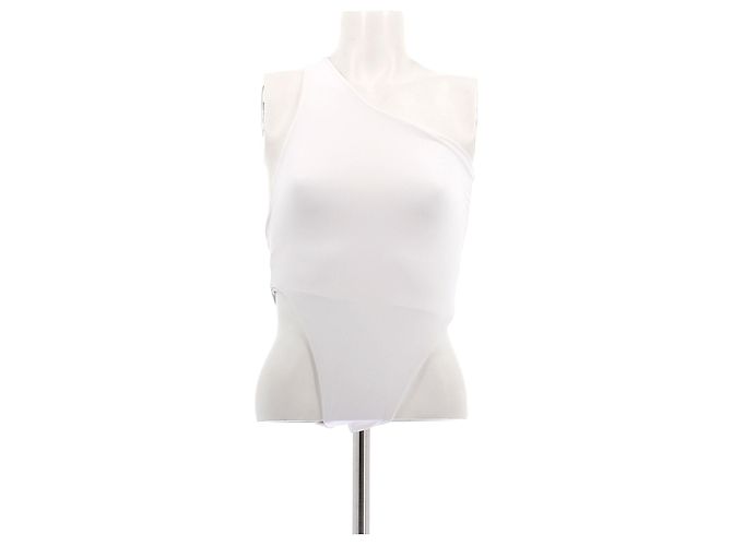 Autre Marque Maiô branco de uma peça