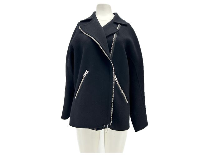 Acne Studios Black Wool Coat Size 36