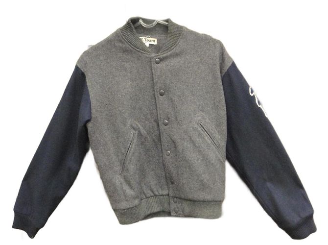 Bensimon Teddy B Team Jacket Grey Linen Viscose