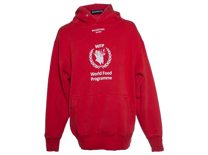 Balenciaga, Hoodie des Welternährungsprogramms in Rot