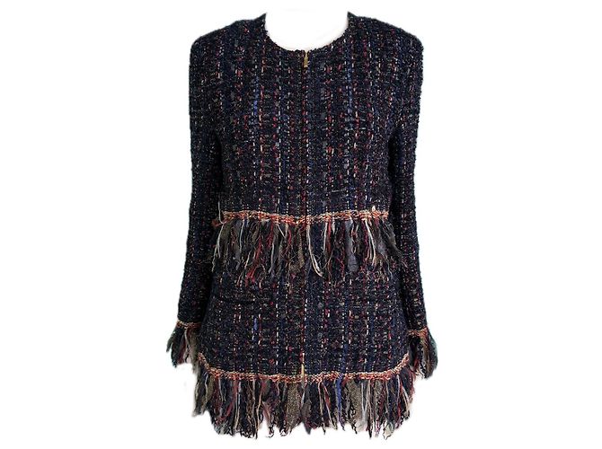 Chanel 11K$ Paris / Cosmopolitan Lesage Tweed Jacket 38 FR Multiple colors