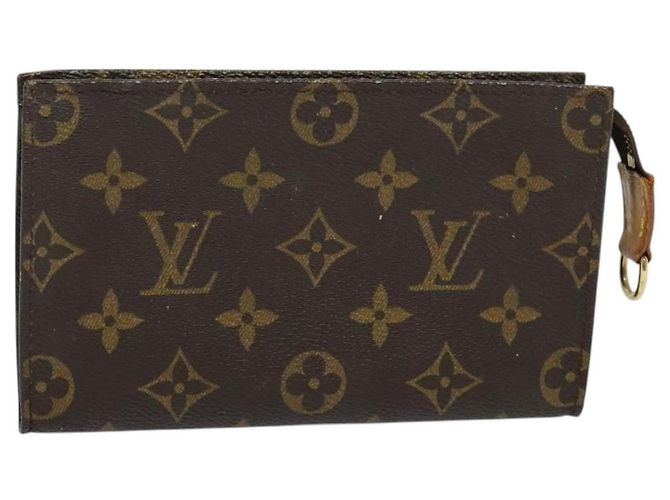 LOUIS VUITTON Monogram Bucket PM Accessory Pouch LV Auth 125037