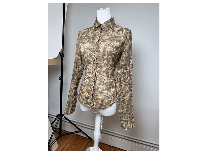 Camicia vintage Jean Paul Gaultier S Beige
