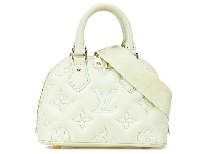 Bolsa de couro Mahina Alma Soft BB da Louis Vuitton Verde