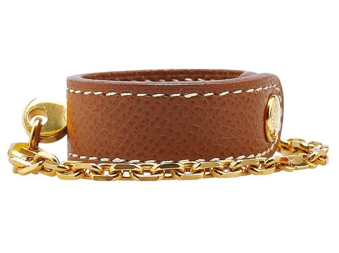 Hermès Hermann Leder Nomad Handschuhhalter Braun