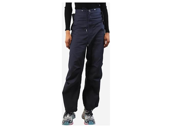Autre Marque Blue cargo toggle trousers - size UK 4 Cotton  ref.2242050
