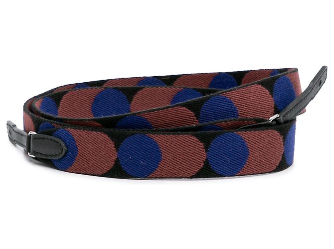Alça Flipperball preta Hermès 25 mm para bolsa Preto
