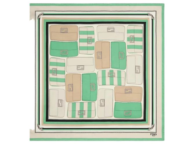 Sciarpa in seta Fendi 90x90 multicolore