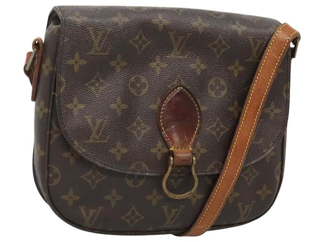 LOUIS VUITTON Monogram Saint Cloud GM Bolsa de Ombro M51242 LV Auth 123875 Monograma