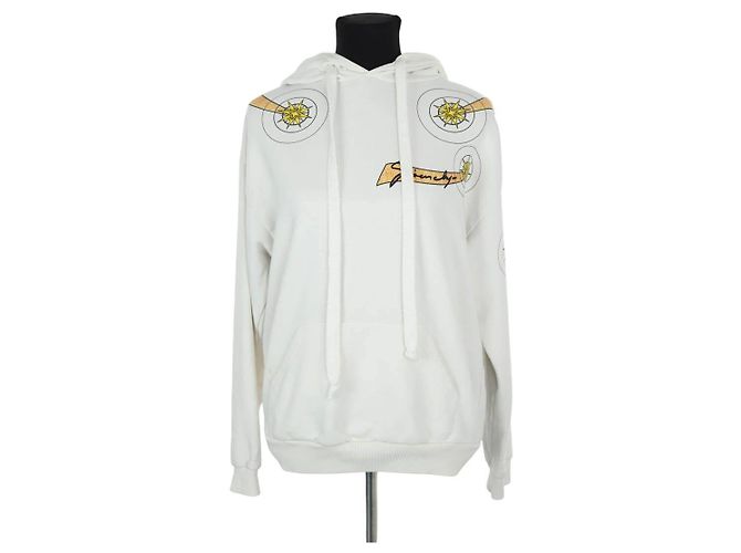 Givenchy Sudadera de algodón blanca Blanco 