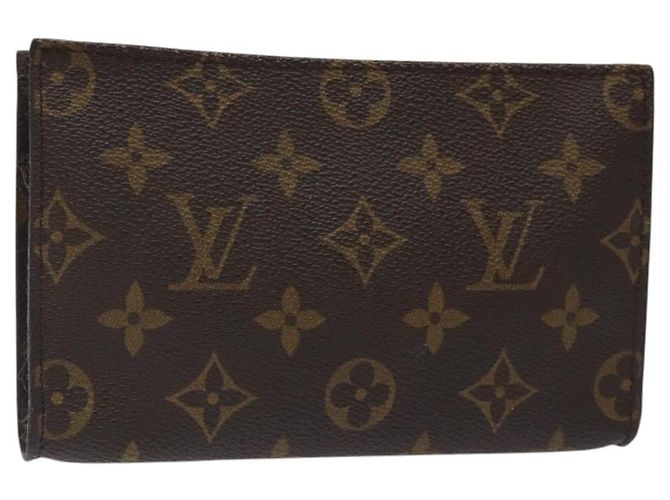 LOUIS VUITTON Monogram Bucket PM Pochette Accessori LV Auth 120729 Monogramma
