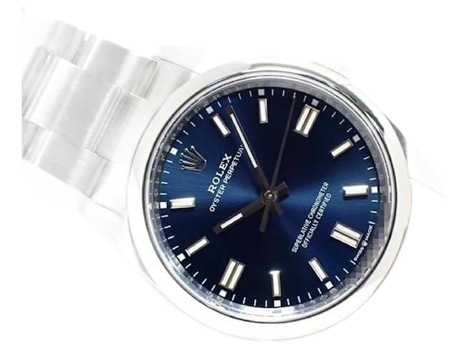 ROLEX Oyster PERPETUAL 36 blue Dial 126000 '22 Mens Silvery Steel  ref.2243058