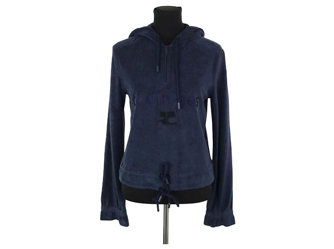 Courreges Sweatshirt Blau