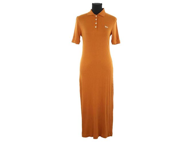 Kitsune Vestido marrom