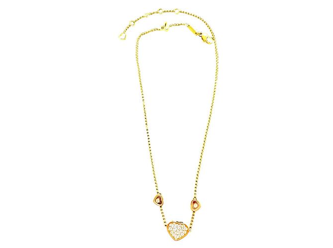 Collar Chopard Happy Hearts en oro amarillo Dorado