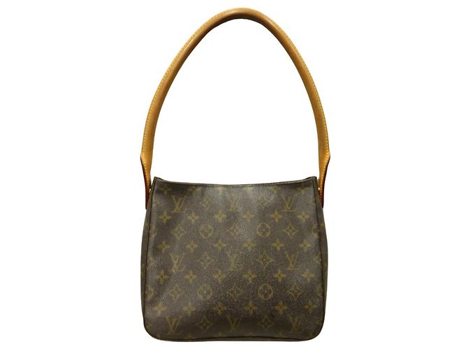 Sac à main Louis Vuitton Monogram Looping MM Marron