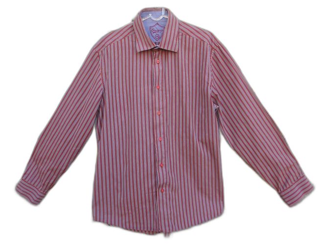 Autre Marque Camisa Chevignon Roja de Algodón XXL