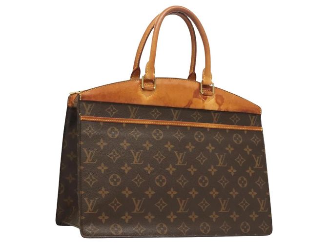 LOUIS VUITTON Sac à main Monogram Riviera SPO M47501 LV Auth 120777 Monogramme