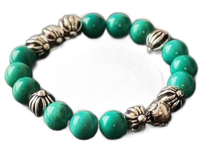 Bracciale in perle turchesi Chrome Hearts Argento Turchese