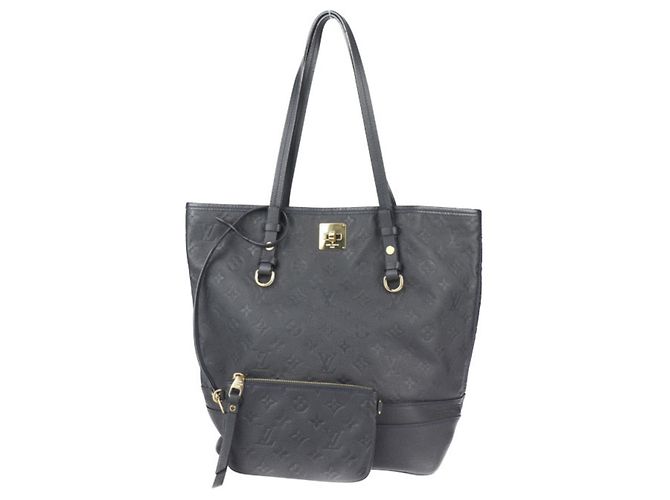 Sac à main Citadines PM Monogram Empreinte de Louis Vuitton Noir