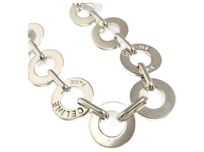 Céline Celine Vintage Kreis-Link-Halskette