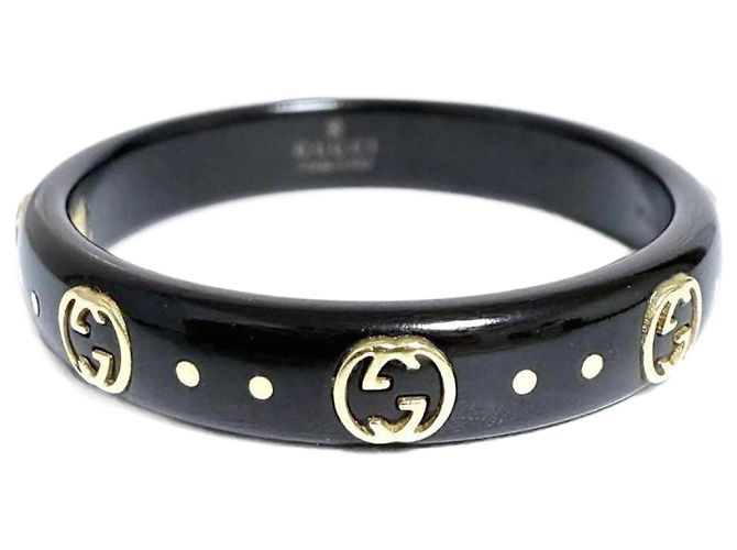 Gucci Men's K18 Interlocking G Icon Band Ring