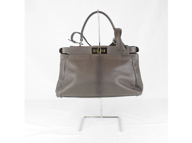 Bolsa Fendi Peekaboo 2way Marrom