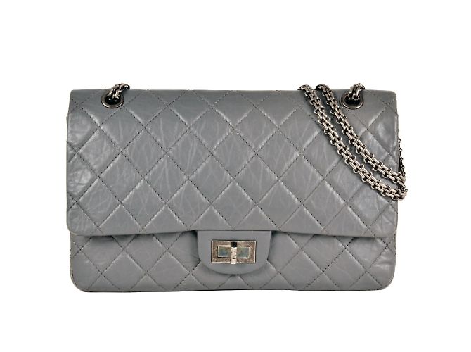 Bolsa de ombro com corrente Chanel Matelassé Double Flap Marrom