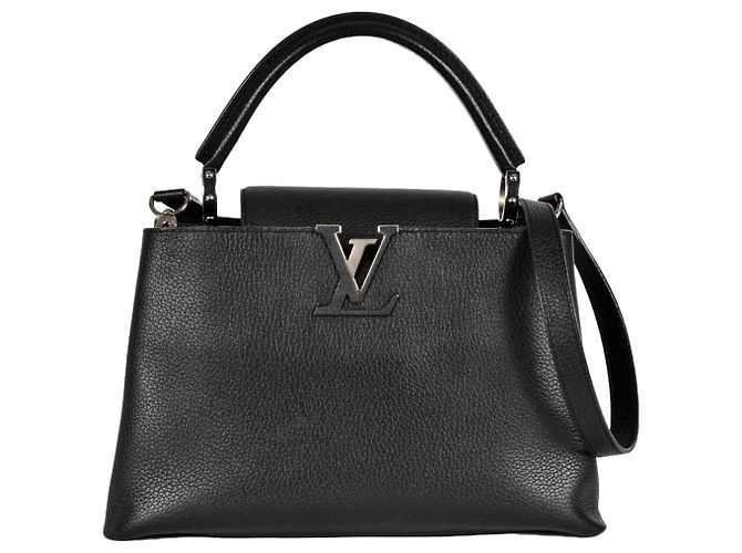 Borsa Louis Vuitton Capucines MM Nero