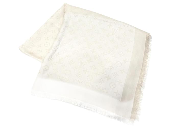 Louis Vuitton Monogram Shawl Silk Polyester Wool Rayon  ref.2246009
