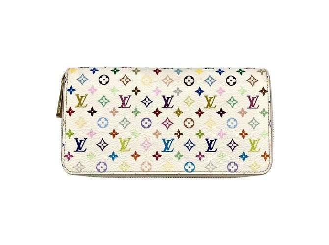 Louis Vuitton Monogram Multicolore Coin Purse White