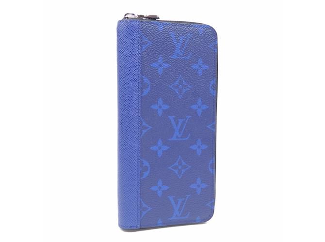 Louis Vuitton Cobalt Taigarama Long Wallet Blue Leather  ref.2246153