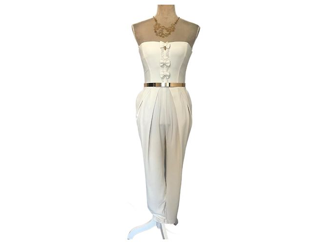 Weißer Jumpsuit Elisabetta Franchi